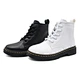 Children Buckle Strap Black Chunky Sole Pouch Ankle Boots Children Platform Fashion Children Pocket Boot
